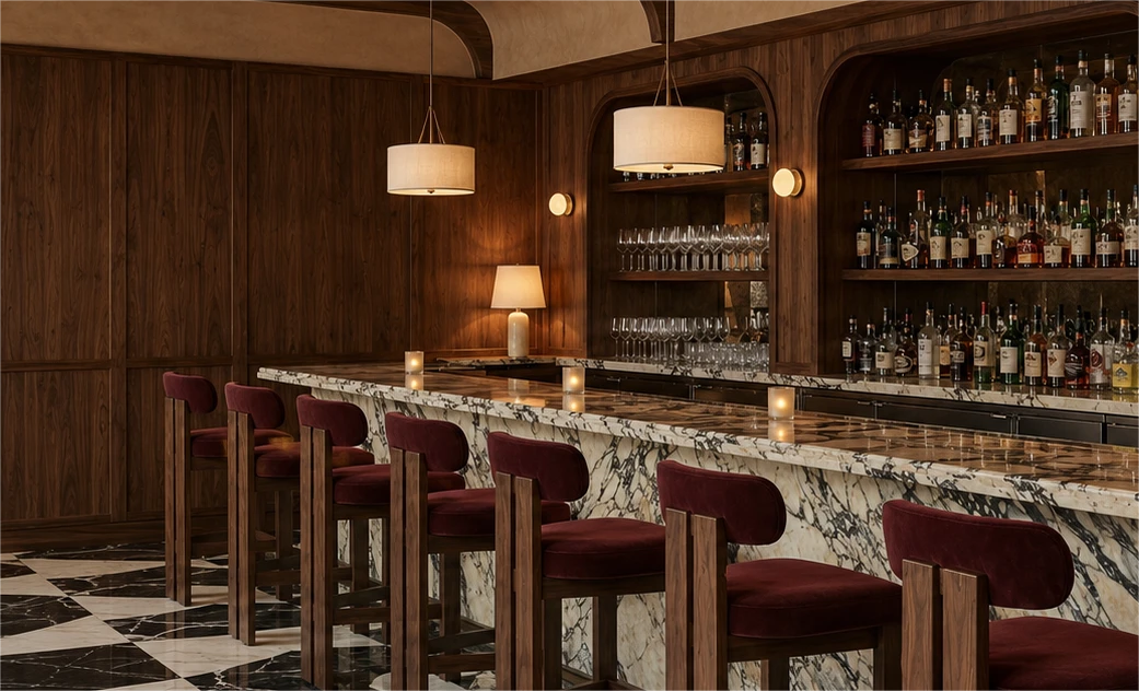 Meubles de restaurant et de salle &agrave; manger
